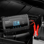 Qoltec Inteligentna mikroprocesorowa ładowarka 12V 8A | 24V 4A| Prostownik do akumulatora z funkcją naprawy - 8