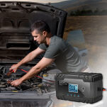Qoltec Inteligentna mikroprocesorowa ładowarka 12V 8A | 24V 4A| Prostownik do akumulatora z funkcją naprawy - 16