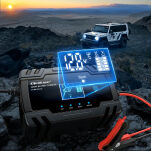 Qoltec Inteligentna mikroprocesorowa ładowarka 12V 8A | 24V 4A| Prostownik do akumulatora z funkcją naprawy - 11