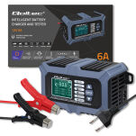 Qoltec Inteligentna mikroprocesorowa  ładowarka z testerem baterii i funkcją naprawy  12V | 6A | LCD - 2