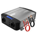 Qoltec Przetwornica napięcia | 1500W | 3000W | 12V na 230V | Czysty Sinus | USB |LiFePO4