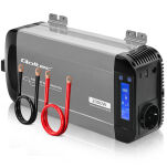 Qoltec Przetwornica napięcia | 1000W | 2000W | 12V na 230V | Czysty Sinus | USB |LiFePO4