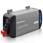 Qoltec Przetwornica napięcia | 1000W | 2000W | 12V na 230V | Czysty Sinus | USB |LiFePO4